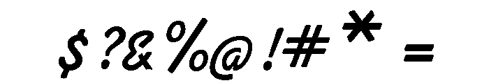 Swing Bold Font OTHER CHARS
