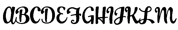 Swingdancer Regular Font UPPERCASE