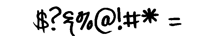 Swister Bold Font OTHER CHARS
