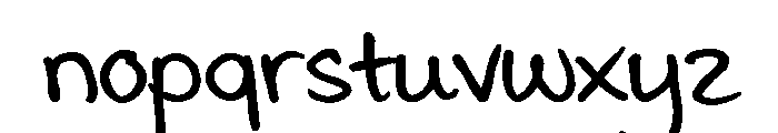 Swister Bold Font LOWERCASE