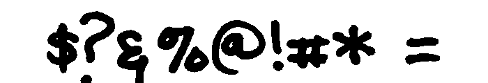 Swister Extra Bold Font OTHER CHARS