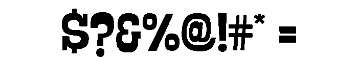 Swung Note Regular Font OTHER CHARS