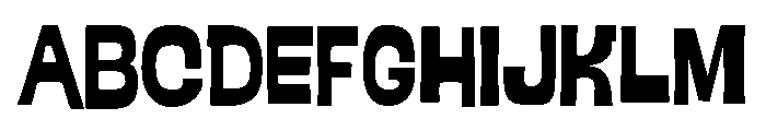 Swung Note Regular Font UPPERCASE