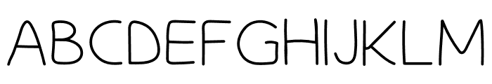 SX Write II Light Font UPPERCASE