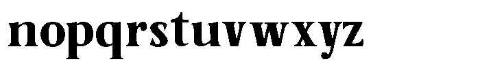 Sx Advertentie Bold Font LOWERCASE