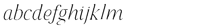 Sx Advertentie Extra Light Italic FONT