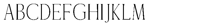 Sx Advertentie Extra Light Font UPPERCASE