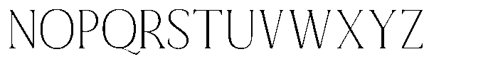 Sx Advertentie Extra Light Font UPPERCASE