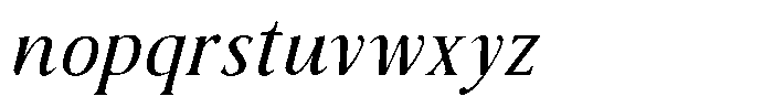 Sx Advertentie Italic Font LOWERCASE