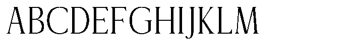 Sx Advertentie Light Font UPPERCASE