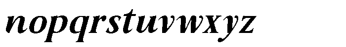 Sx Advertentie Semi Bold Italic Font LOWERCASE