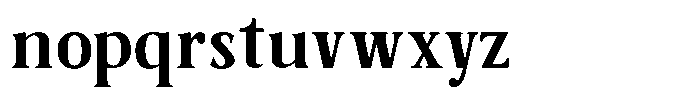 Sx Advertentie Semi Bold Font LOWERCASE