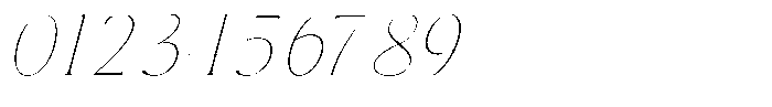 Sx Advertentie Thin Italic Font OTHER CHARS