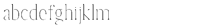 Sx Advertentie Thin FONT