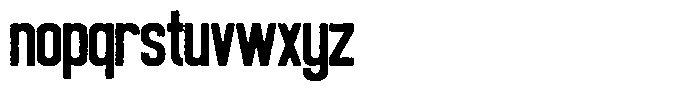 Sx Distext Condensed Font LOWERCASE