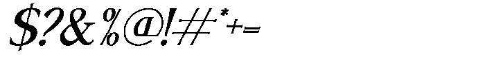 Sx Distext Italic Font OTHER CHARS