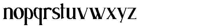 Sx Distext Regular Font LOWERCASE