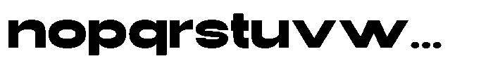 Sx Statue Extended Bold Font LOWERCASE
