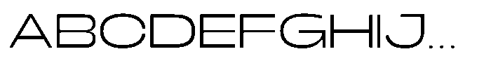 Sx Statue Extended Extra Light Font UPPERCASE