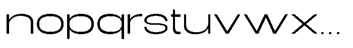 Sx Statue Extended Extra Light Font LOWERCASE