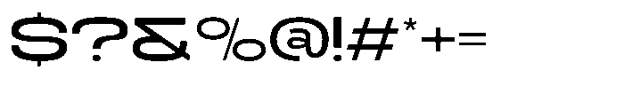 Sx Statue Extended Regular Font OTHER CHARS