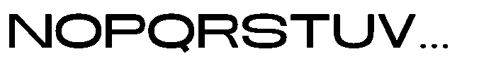 Sx Statue Extended Regular Font UPPERCASE