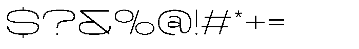 Sx Statue Extended Thin Font OTHER CHARS