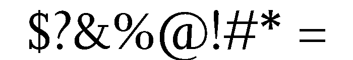 Sylfaen Light Font OTHER CHARS