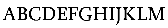 Sylfaen Medium Font UPPERCASE