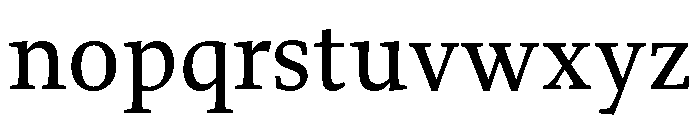 Sylfaen Medium Font LOWERCASE