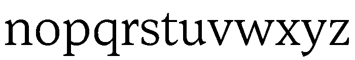 Symbol Light Font LOWERCASE