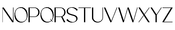 SYLVERA-Regular Font UPPERCASE