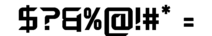 SYNTECH Font OTHER CHARS