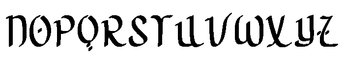 Syawal Font UPPERCASE