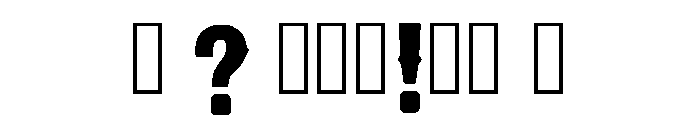 Sybil Regular Font OTHER CHARS