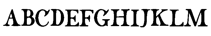 Sybil Font UPPERCASE