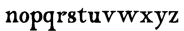 Sybil Font LOWERCASE