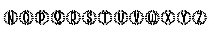 Sylvaleaf Monogram Font LOWERCASE