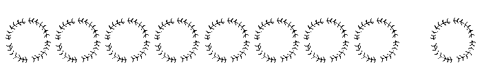 Sylvaris Monogram Font OTHER CHARS