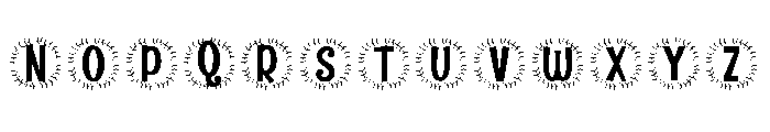 Sylvaris Monogram Font LOWERCASE