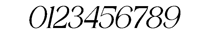 Sylvian Italic Font OTHER CHARS