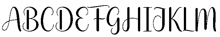Sylvines Font UPPERCASE