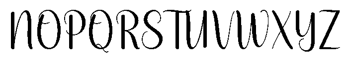 Sylvines Font UPPERCASE