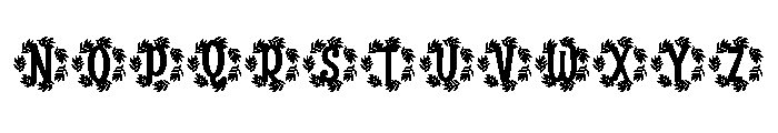 Sylvoria Monogram Font LOWERCASE