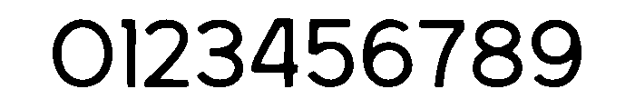 Symmetric Font OTHER CHARS