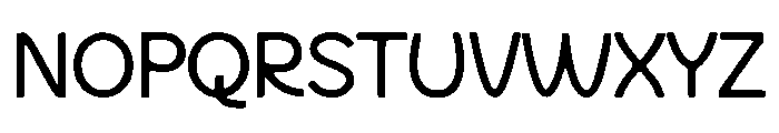 Symmetric Font UPPERCASE