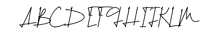 Symphonie Calligraph Font UPPERCASE