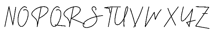 Symphonie Calligraph Font UPPERCASE
