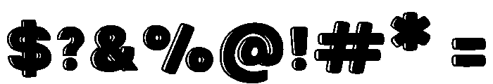 Synth Font OTHER CHARS