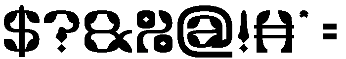 Synthetic Flora Bold Font OTHER CHARS